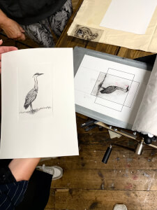 Print Making class by Patience Studio