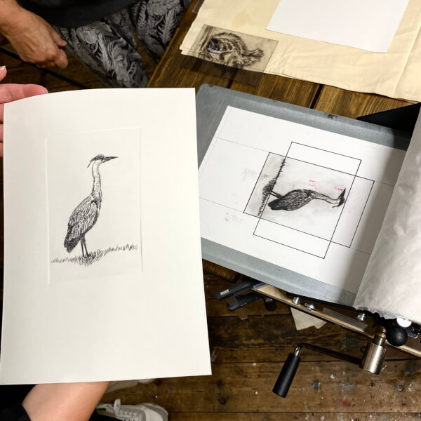 Print Making class by Patience Studio