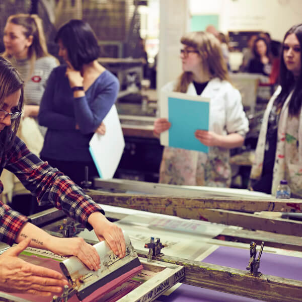 Textiles class by Print Club London