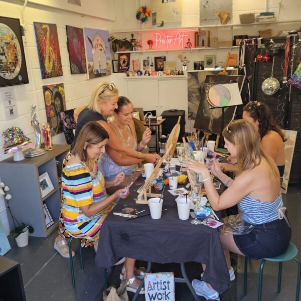 Photo from a Proctor Art workshop
