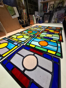 Glass and Mosaic class by RDW Glass