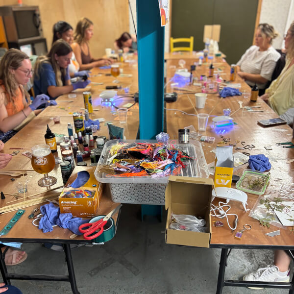 Photo from a REALLY RESIN LIMITED workshop