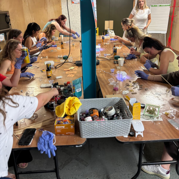 Photo from a REALLY RESIN LIMITED workshop