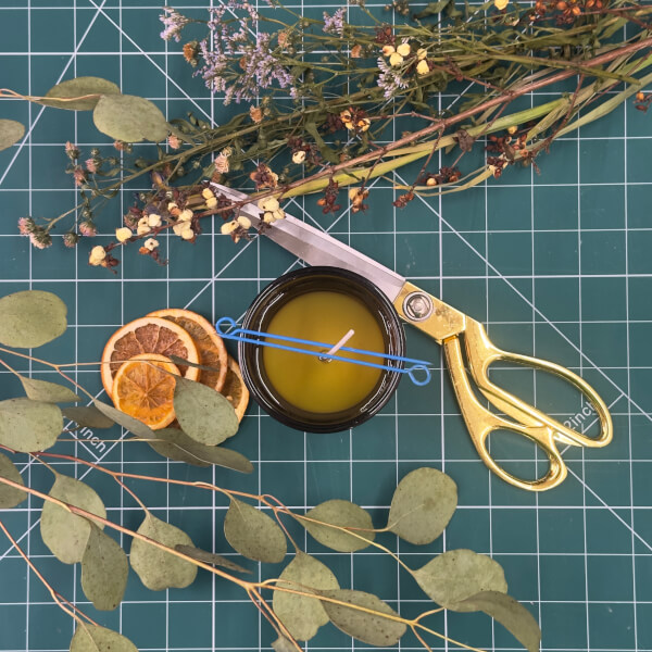 Photo from a Recycled Wax Candle Company workshop