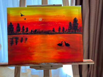 Painting class by Safoora Miss