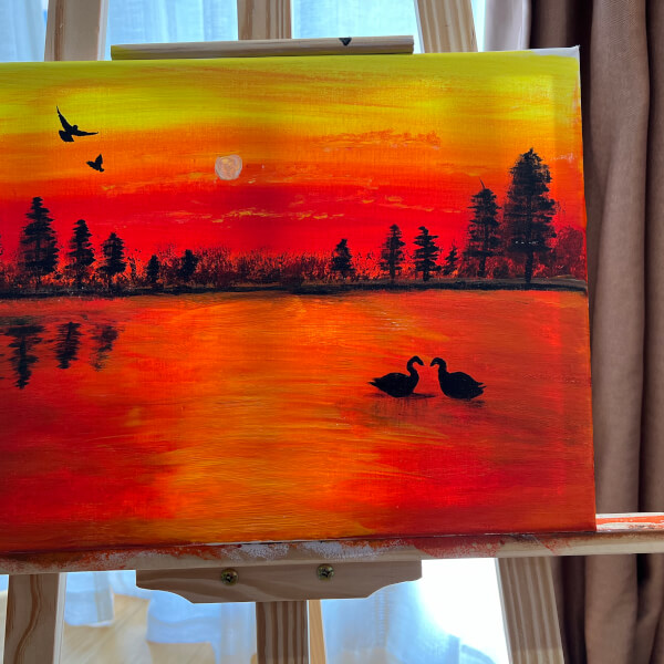 Painting class by Safoora Miss