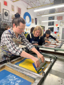 Textiles class by Sonsoles Marquez