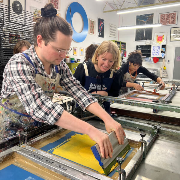 Textiles class by Sonsoles Marquez