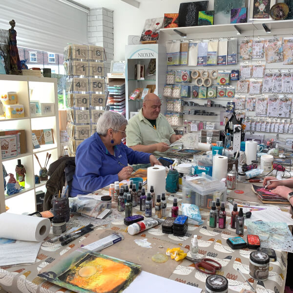 Photo from a The Creative Chicken workshop