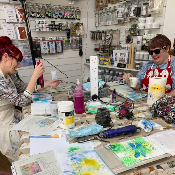 Photo from a The Creative Chicken workshop