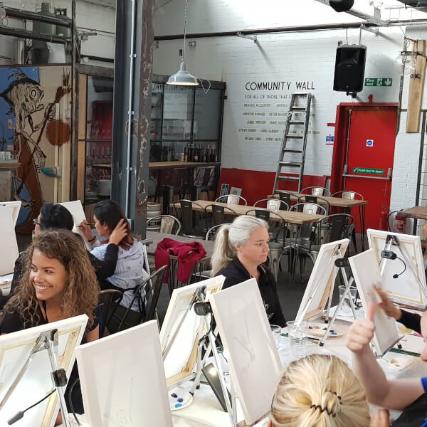 Painting class by The Hungry Brush