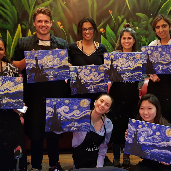 Painting class by The Hungry Brush