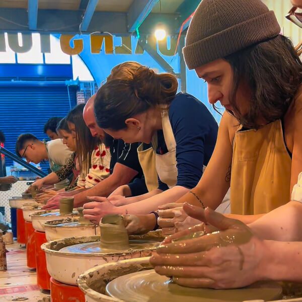 Pottery class by Token Studio