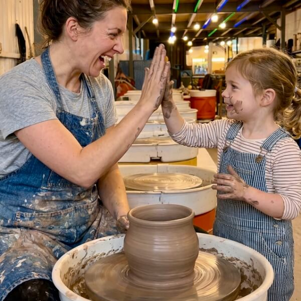 Pottery class by Token Studio