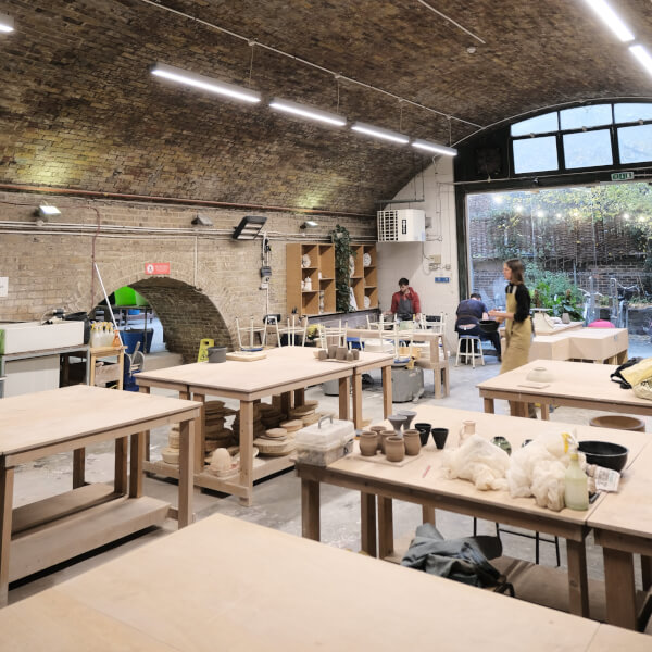 Photo from a Turning Earth Ceramics workshop