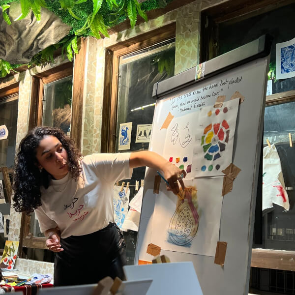 Photo from a Zafeerah Heesambee workshop