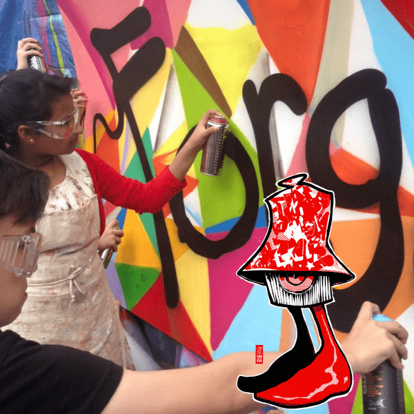 Painting class by Zap Graffiti Arts