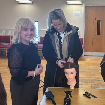 Cathie Mills, skincare and haircare teacher
