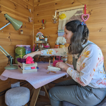 Creature Crafts, textiles teacher