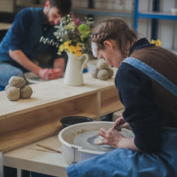 Earthworks Ceramic Studios, pottery teacher