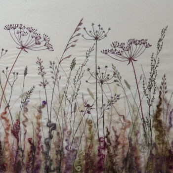 Laurel House Craft Studio, floristry, paper craft and ink and textiles teacher
