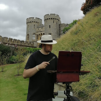 Leo Drysdale, painting teacher