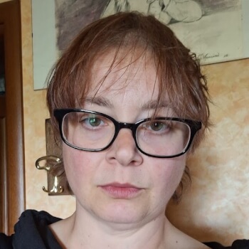 Loretta Mancini, paper craft and ink and textiles teacher