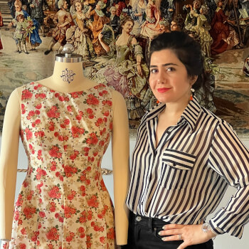 Monir Bloom, textiles teacher