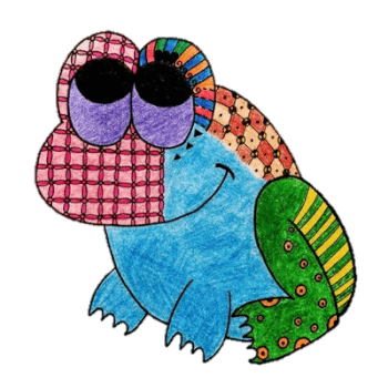 Patterned Frog
