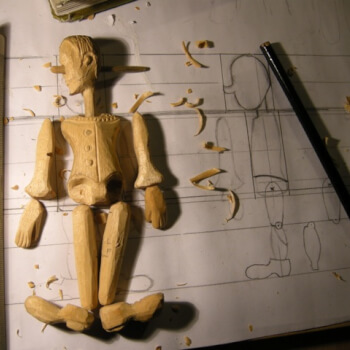 PuppetSoup, woodworking teacher