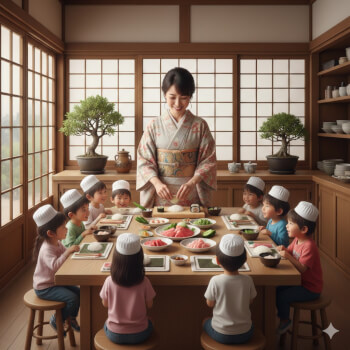 Sushi Queen, cooking teacher