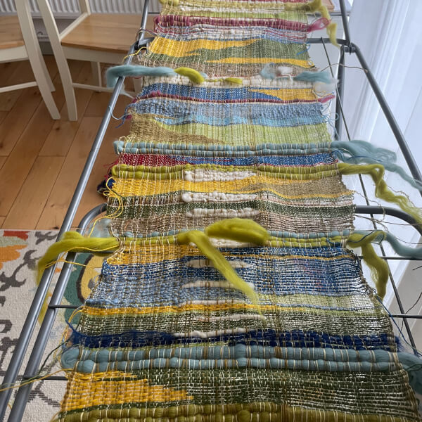4 Session Creative Floorloom Weaving Course review by Mary Olooney - London
