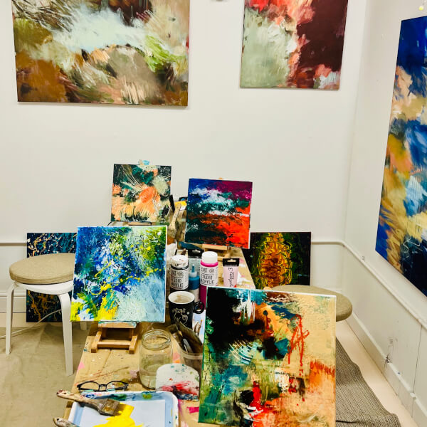 Abstract Painting Workshop - London review by Phillippa Rose - London