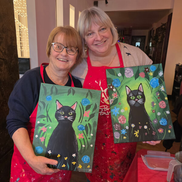 Afternoon Paint Class - Brush Party with Rachael - Didcot review by Ann Palmer - Oxford