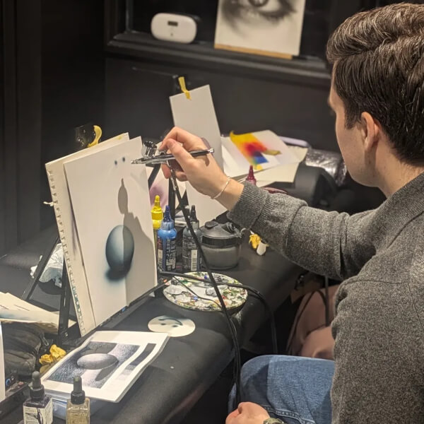 Airbrushing Workshop review by Nadja Reischel - London