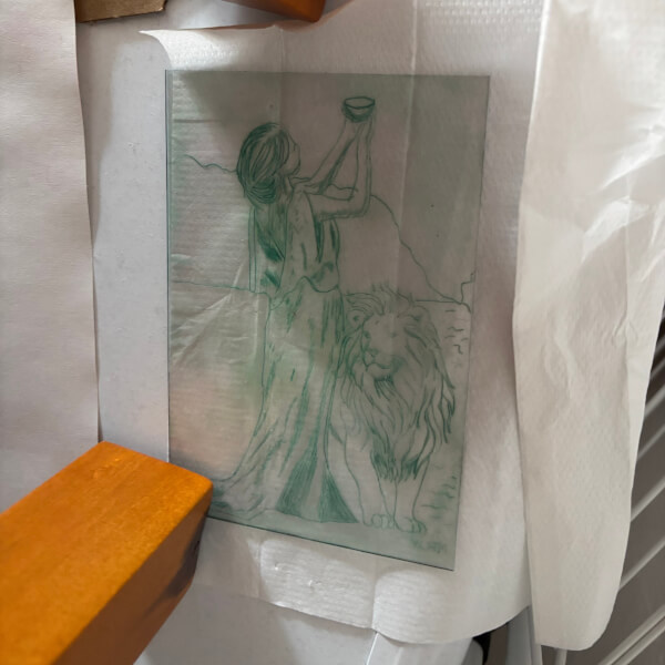 Beginner's Drypoint Etching Workshop review by Mellina Ferro Costa - Milton Keynes