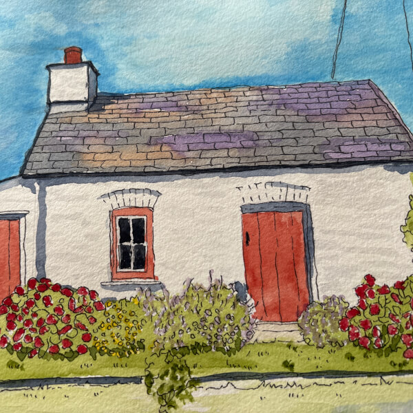 Beginners Ink and Watercolour Sketchalong Workshop review by Laura Bryant - Leicester