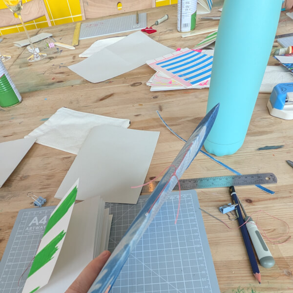 Bookbinding Taster Workshop: Saddle Stitch Notebooks review by Elizabeth Whelehan - London