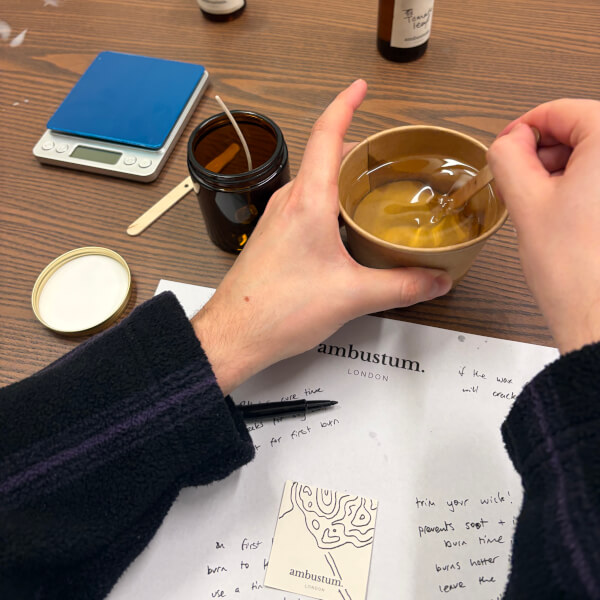 Candle Making Workshop at Somerset House review by Dan Hawksworth - London
