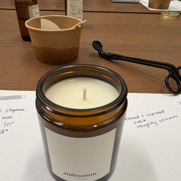 Candle Making Workshop at Somerset House review by Rachel Supple - London
