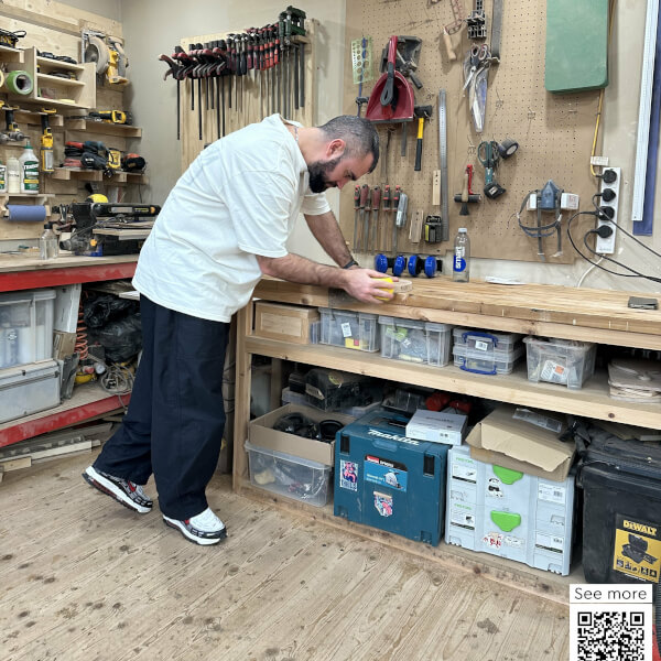 Charcuterie Board Woodworking Workshop review by Maria Lanshakova - London