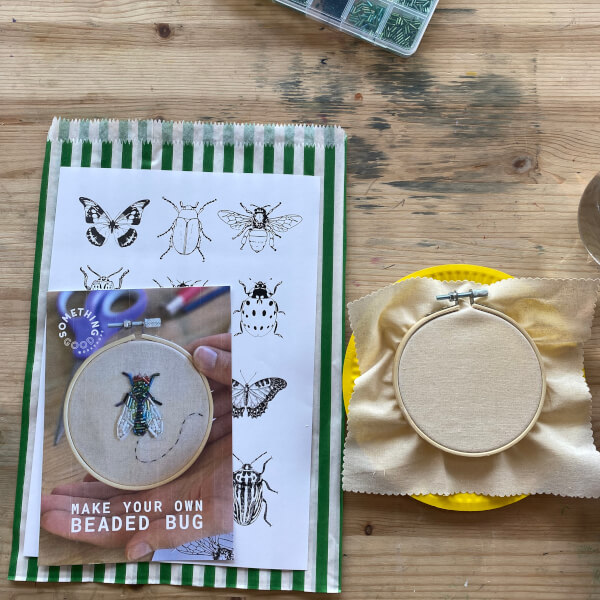 Creative Beadwork Embroidery Workshop: Beaded Bugs review by Samantha Roberts - London