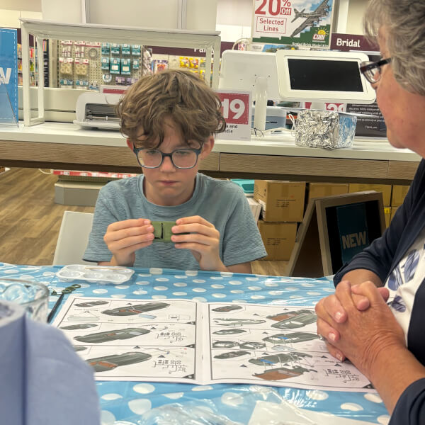 Father's Day AIRFIX Jaguar E TYPE Workshop review by Samantha Smith - Plymouth