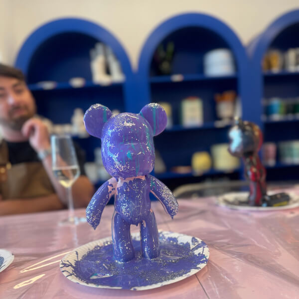 Fluid Bear / Rabbit Painting Workshop review by Alessia Castellarin - London