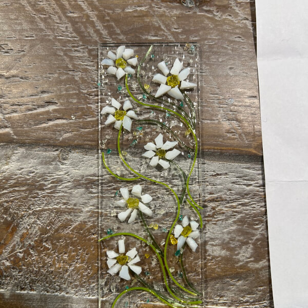 Fused Glass Hanger Workshop review by Katrina Flynn - Cardiff