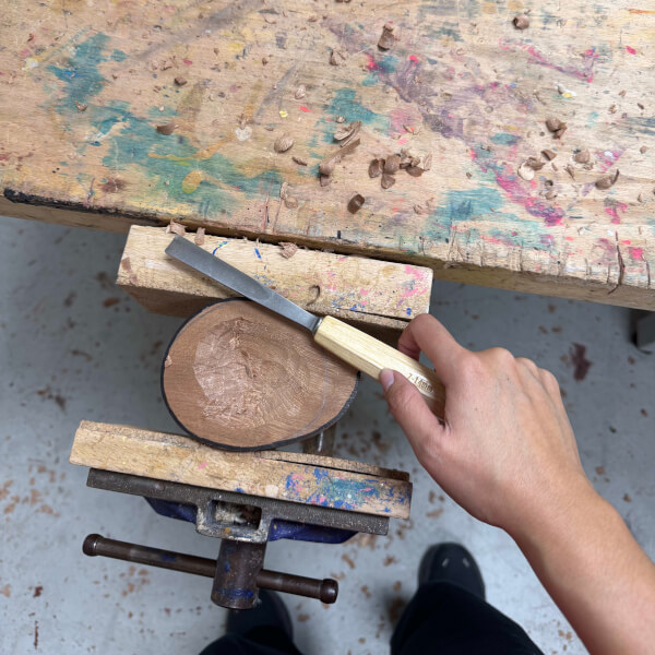Hardwood Dish Woodcarving Class review by Sandra Oledan - London