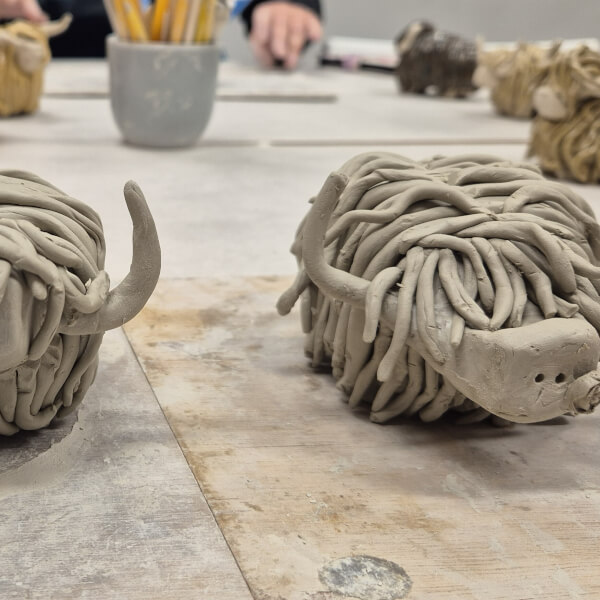Highland Cow Pottery Workshop review by Sian - Milton Keynes