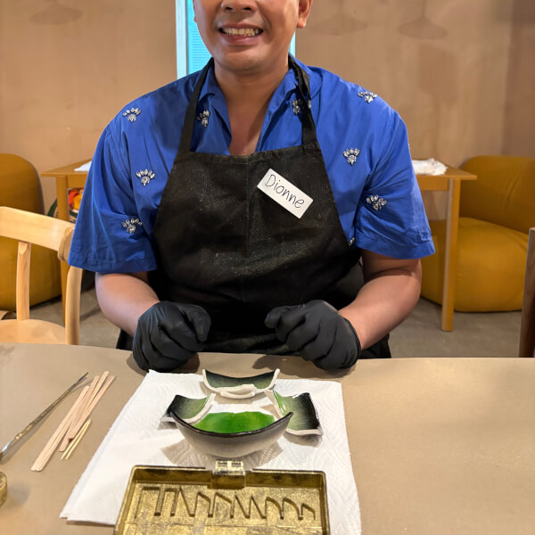 Kintsugi Pottery Class for Beginners review by Dionne Torres - London