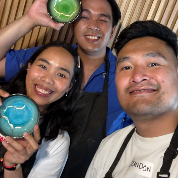 Kintsugi Pottery Class for Beginners review by Dionne Torres - London