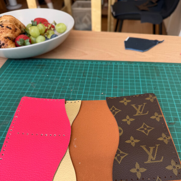 Leather Crafting Workshop with Upcycled Louis Vuitton Canvas review by Michala Love - London